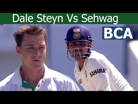 Dale Steyn Greatest Battle Vs Virender Sehwag - Top Quality Stuff