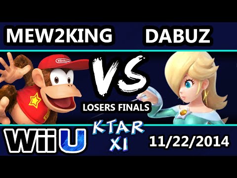 KTAR XI - Mew2King (Diddy Kong) Vs. Dabuz (Rosalina) - Losers Finals - Smash Wii U
