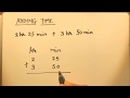 ADDING TIME HOURS AND MINUTES