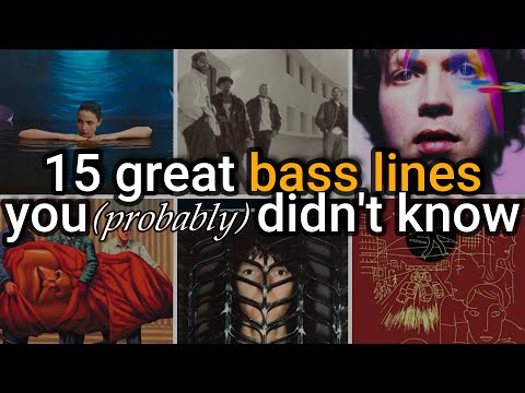 15 great bass lines you didn't know