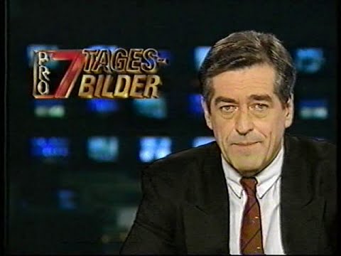 EINE KURZAUSGABE PRO 7 - TAGESBILDER (NACHRICHTEN) mit JAN FROMM (25.12.1991)