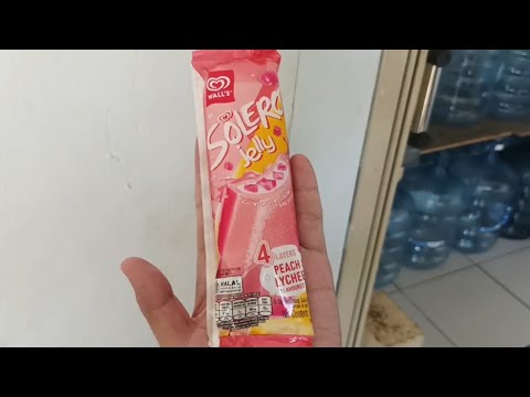 Wall's Solero Jelly Peach Lychee Flavored Ice Cream Review (Rp. 5,100)