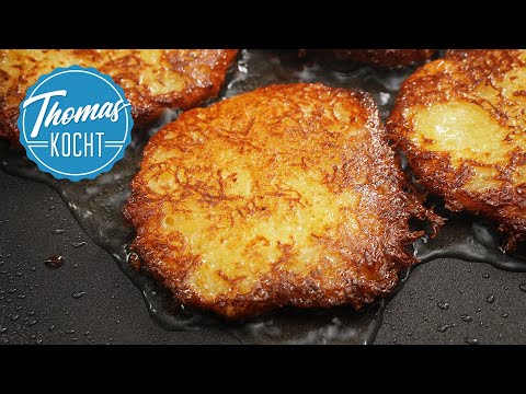 Knusprige Reibekuchen / Kartoffelpuffer einfach selber machen