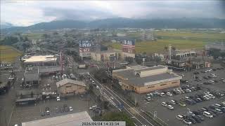 【ライブカメラ】大和田交差点 国道8号線  福井新聞社本社屋上カメラ 福井市 live webcam