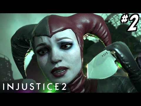 Injustice 2 Story Mode Gameplay Walkthrough Part 2 - THE GIRL WHO LAUGHS! (Xbox One 1080p 60fps)