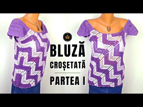 Cum crosetam Bluza Ella - Partea I