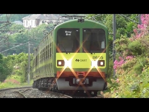 Irish Rail 8500 Class Dart Train 8605 - Killiney Station, Dublin