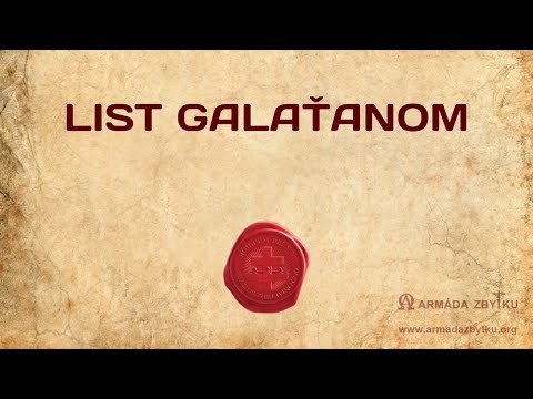 List Galaťanom - Biblia SK