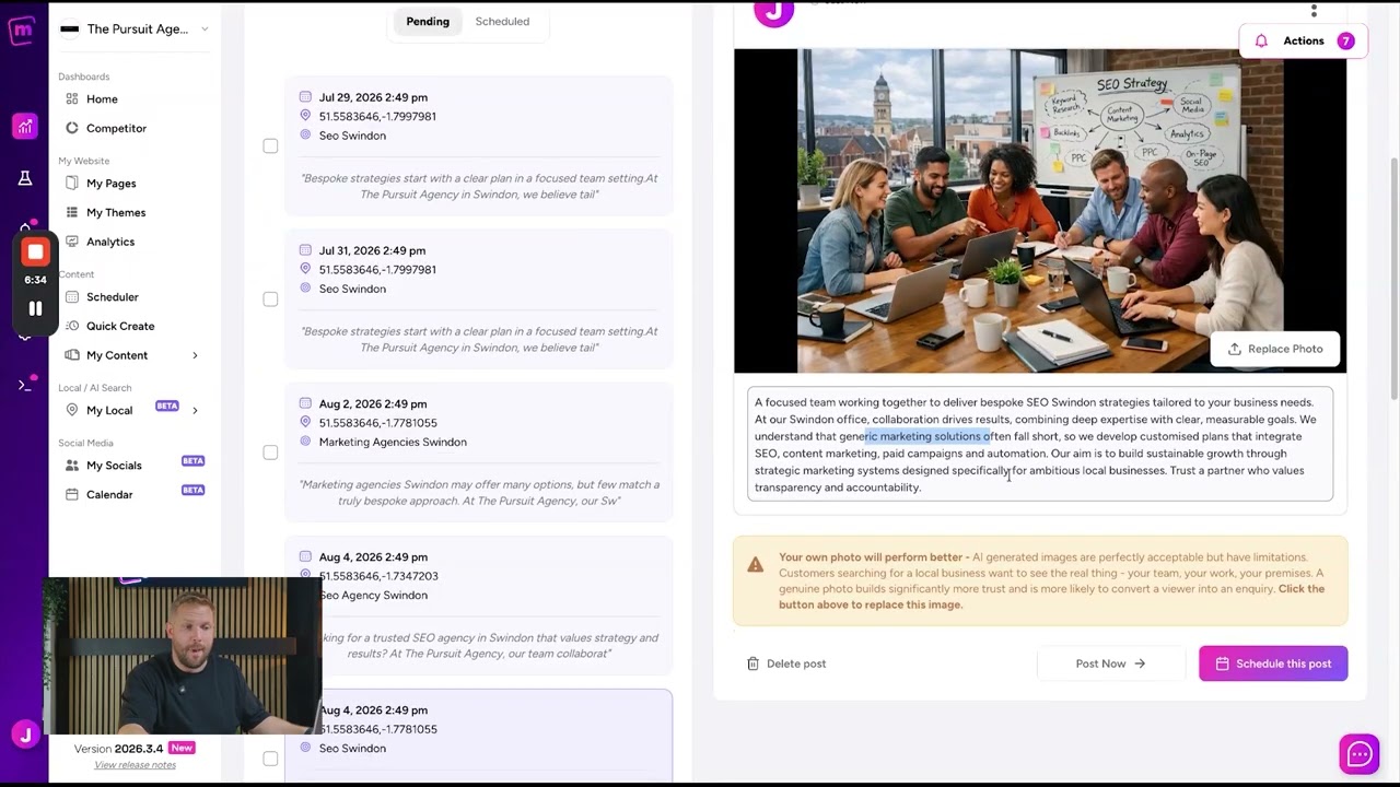 MyLocal + AI tutorial video