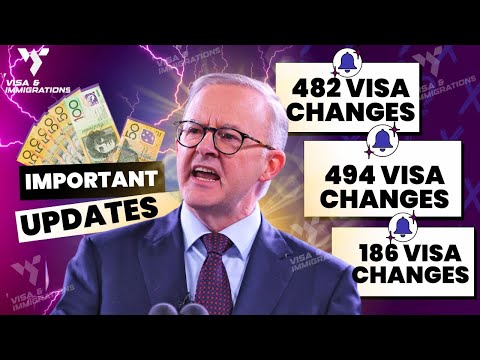 Key Updates for Australian Immigration: Understanding Changes to 482, 494, and 186 Visas