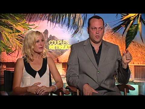 Couples Retreat: Vince Vaugh & Malin Akerman Exclusive Interviews | ScreenSlam
