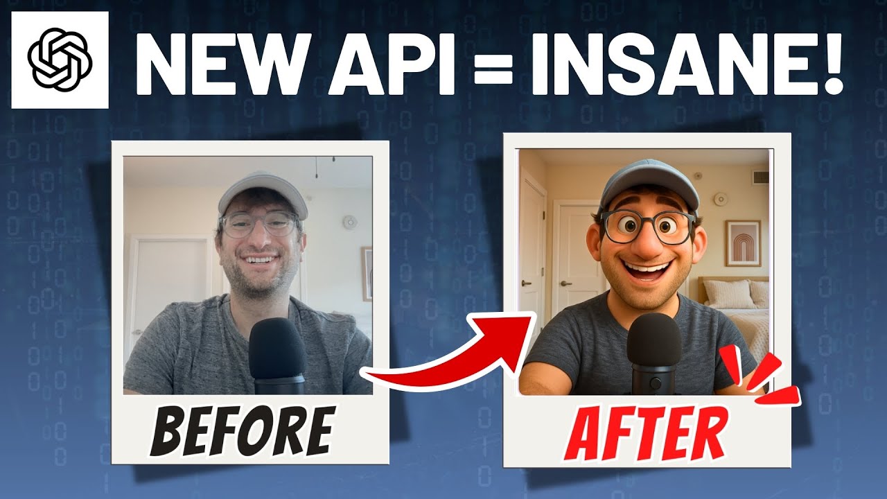 How to build an AI cartoon app w/ OpenAI's BRAND NEW API