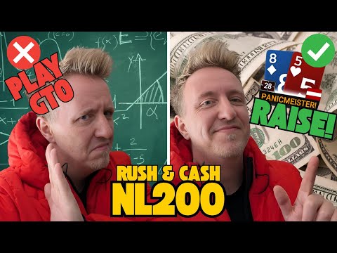 EXPLOIT vs. GAME THEORY = CRUSHING | 200NL Poker Play & Explain