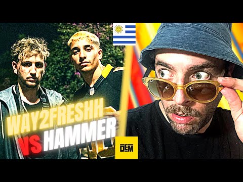 SE RE PICA EL UNDER URUGUAYO 🔥 Reacción a HAMMER vs WAY2FRESHH: FINAL DEM Uruguay Fecha Uno 2022