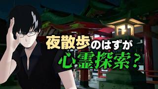 【 #vlog/ VTuber 】夜散歩のはずが心霊探索に？