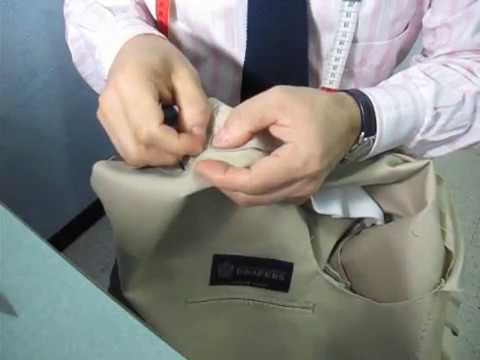 Hand sewing collar by Adriano Bari / Col de veste cousu main