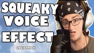 How to Use Squeaky Voice Effect in Logic Pro X! (EASY)