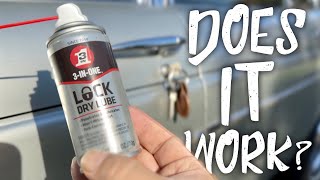 Fix Sticking Door Lock with 3-IN-ONE Lock Dry Lube?