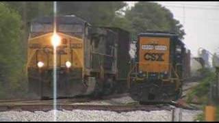 preview picture of video 'CSX Q662 Mixed Freight at Tucker, GA'