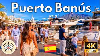 Puerto Banús, İspanya | YÜRÜYÜŞ TURU | Marbella'da LÜKSÜN SINIRLARI YOK ⭐⭐⭐⭐⭐