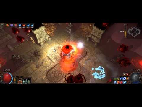 Path Of Exile - 532 Depth Ahuatoli vs. Elementalist (Flame Surge/Arc)