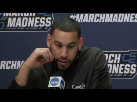 Loyola coach Drew Valentine after loss to Ohio State 3 18 22