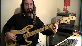 The Waterboys  - Glastonbury Song BASS COVER by FFKING