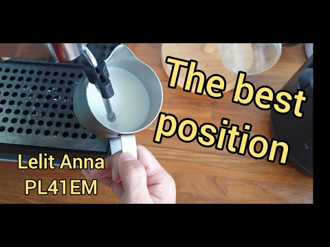 Cara saya membuat busa susu dengan LELIT Anna PL41EM