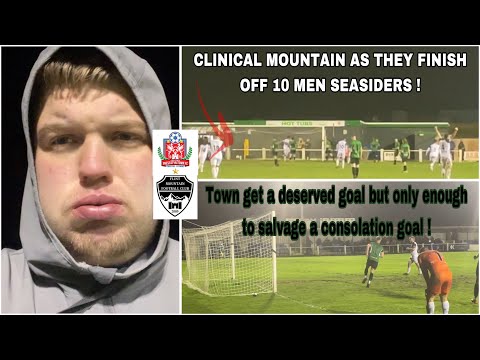 Prestatyn 1-5 Flint Mountain Matchday vlog *unfair dismissal changes game plan vs clinical mountain