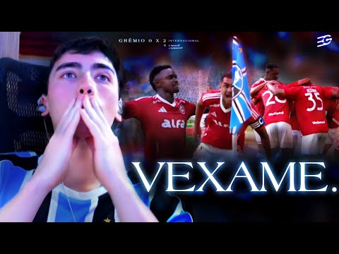 DERROTA COM UMA ATUAÇÃO VERGONHOSA NA ARENA!! CHORUME REAGE A GRÊMIO 0X2 INTERNACIONAL