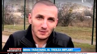 Mihai Traistariu - al 3 lea implant de par ( www.clinicaimplantpar.ro )