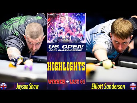 HIGHLIGHTS | Jayson Shaw vs Elliott Sanderson | 2025 US OPEN POOL CHAMPIONSHIP