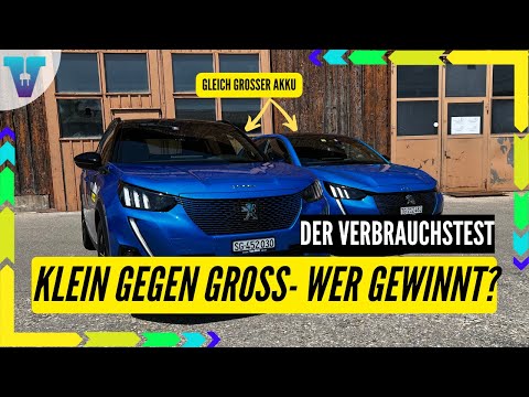 Peugeot e208 vs. e2008 | Welcher kommt weiter? Verbrauch? [Deutsch 4K] | Vision E Drive Nr.167