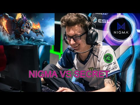 Nigma vs Secret - 13 min GG MIRACLE NEW WORLD RECORD Slark Kills