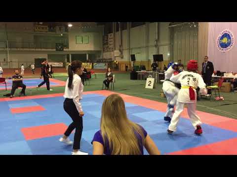 Кристина Макарова 1 бой 2 раунд  Кубок Эстонии 2017