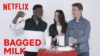 Bagged Milk?? with the Spinning Out Cast | Netflix video