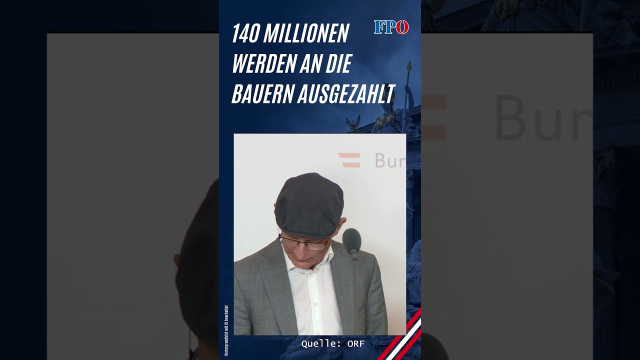 Die „tolle“ Hilfe nimmt den Bauern sogar 110 Millionen weg❗️