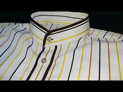 Chinese collar design (Mandarin collar) Video