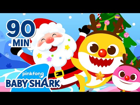 ????The Red-Nosed Baby Shark and More | +Compilation | Christmas Baby Shark | Baby Shark Official