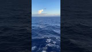 View from Carnival Celebration Balcony Stateroom Cabin 9375, Overlooking the Caribbean Sea