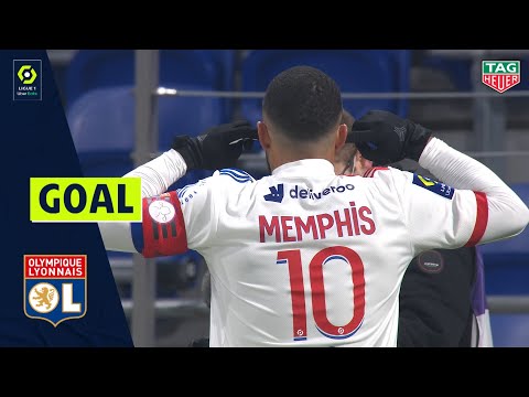 Goal Memphis DEPAY (39' - OLYMPIQUE LYONNAIS) OLYMPIQUE LYONNAIS - RC LENS (3-2) 20/21
