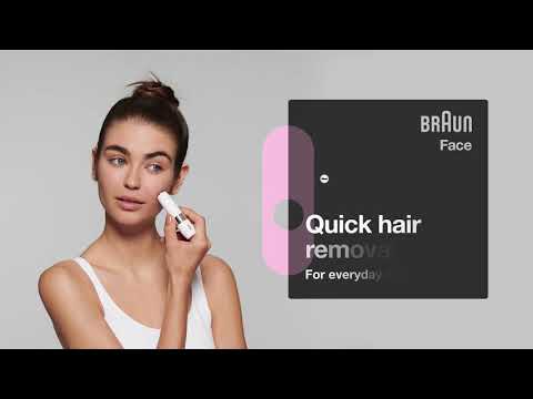 Braun FS1000 mini skustuvas FACE video
