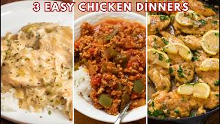 3 Comforting Chicken Dinner Recipes my Family LOVES!