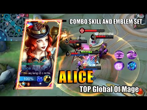 ALICE TOP GOLBAL | Unlimited Blood by aq lang i2 c m1ts |-MLBB