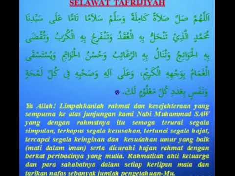 selawat tafrijiyah non stop