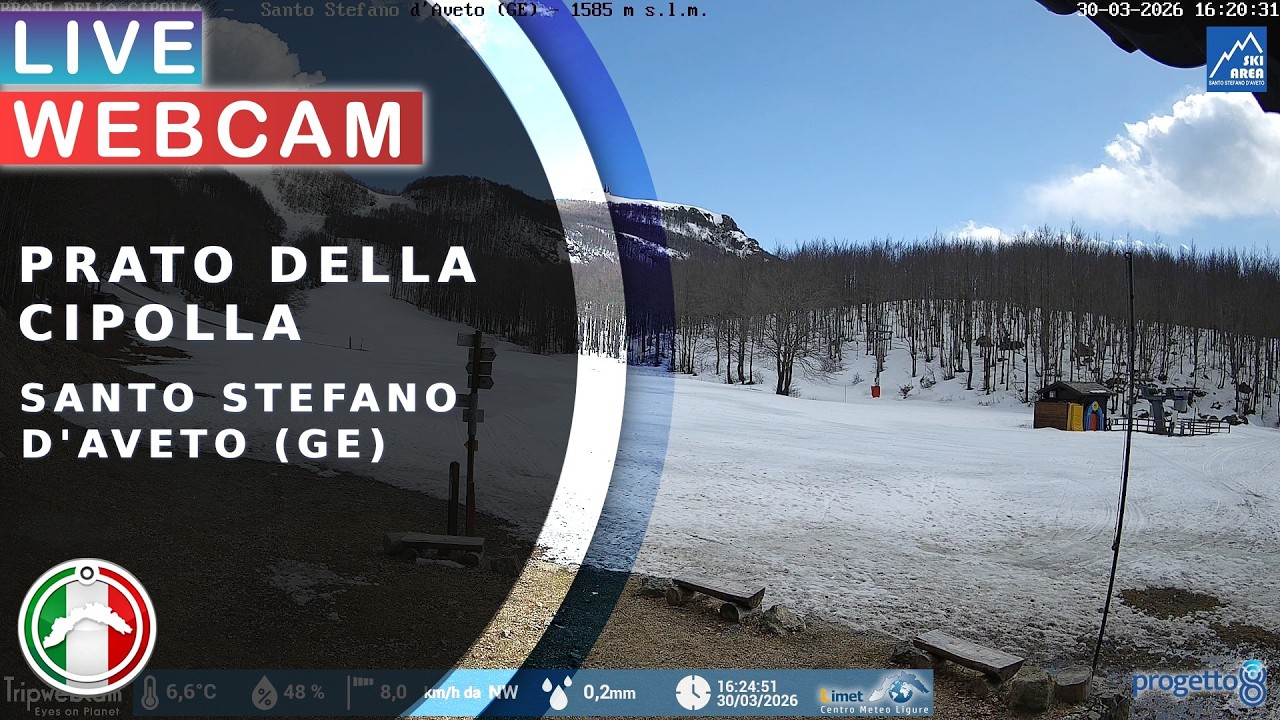 Live webcam view of Prato della Cipolla Plateau