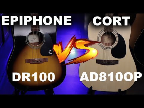 Epiphone DR 100 VS Cort AD 810 OP - Acoustic Battle #19