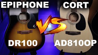 Video thumbnail for Epiphone DR 100 VS Cort AD 810 OP - Acoustic Battle #19 by Artyom Acoustic Guitars