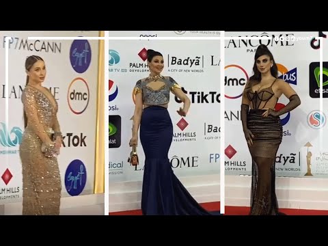 صبا مبارك وناهد السباعي وعبير صبري باطلالات جذابة في ختام مهرجان القاهرة