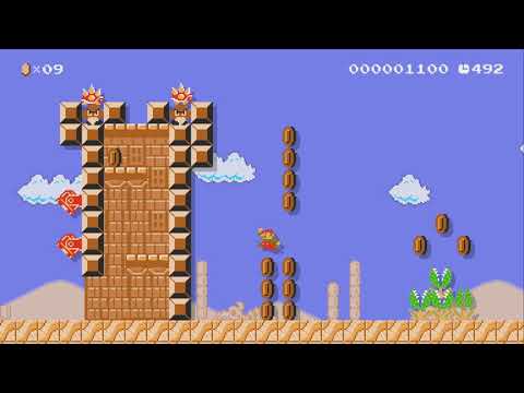 Desert Prison by Mhalucard - Super Mario Maker 2 - No Commentary 1bv